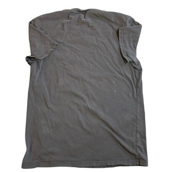 Y2K American Eagle Brown Crew Graphic Tee Mens Size Medium Relax Enjoy Vacation - Picture 6 of 6